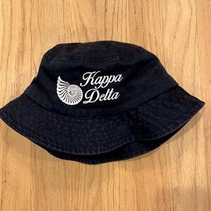 NWOT Kappa delta navy bucket hat